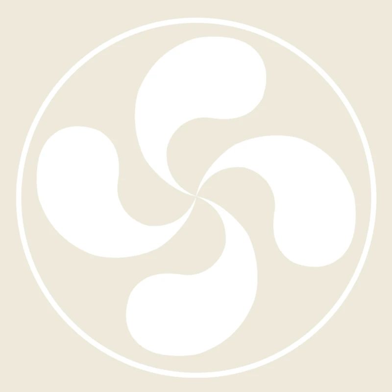 Cercle de Lauburu couleur blanche