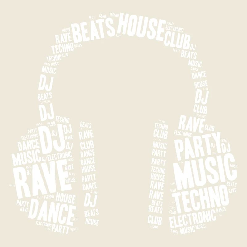 Art des casques DJ Wordburst