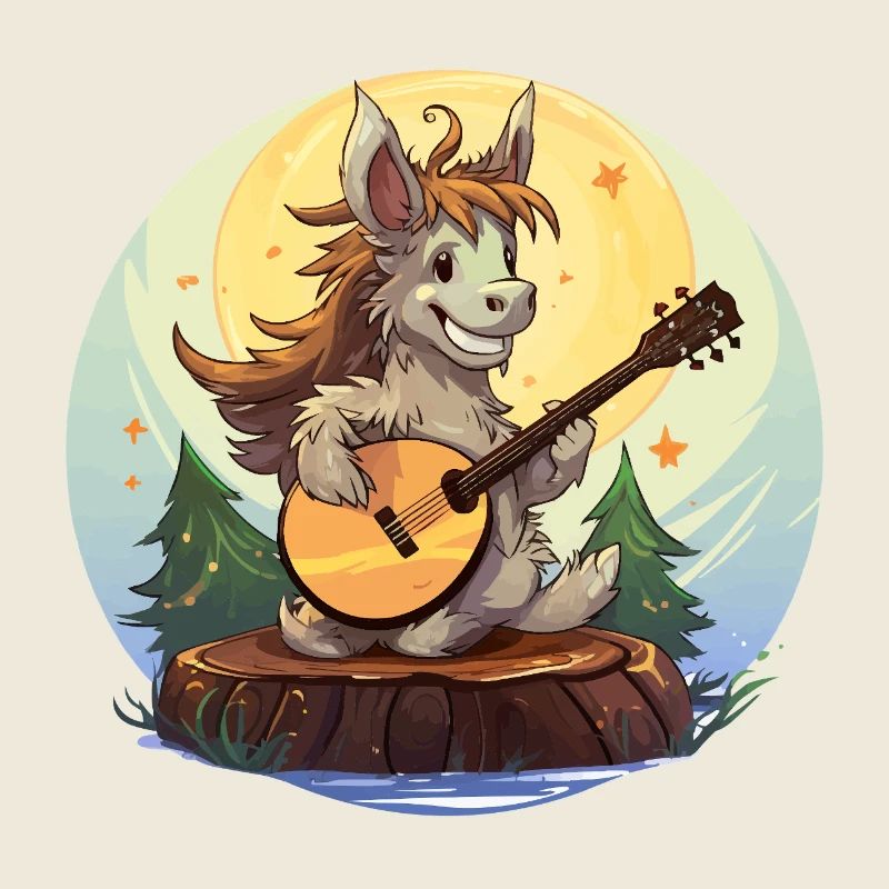 Moonlight Donkey Guitarist