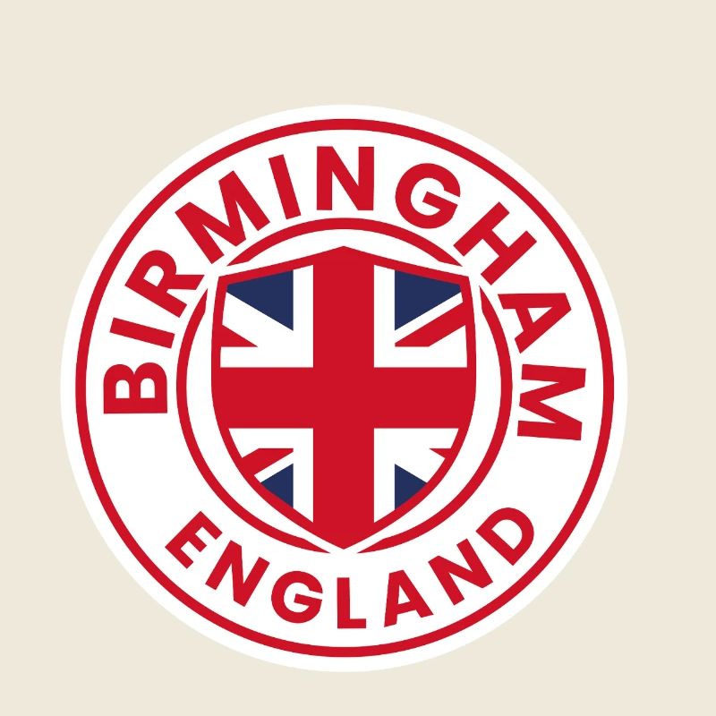 Emblème de Birmingham, Angleterre,