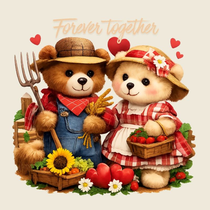 Forever Together Bauernpärchen – Romantisches Land