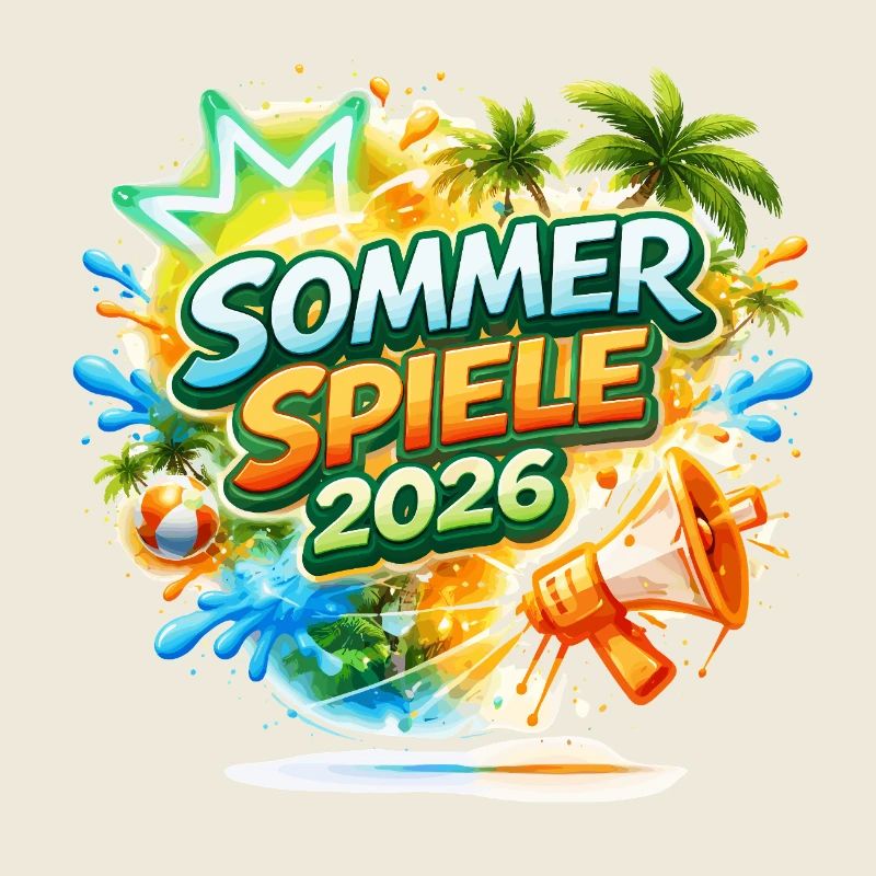 Sommer Spiele 2026 Tropen-Logo