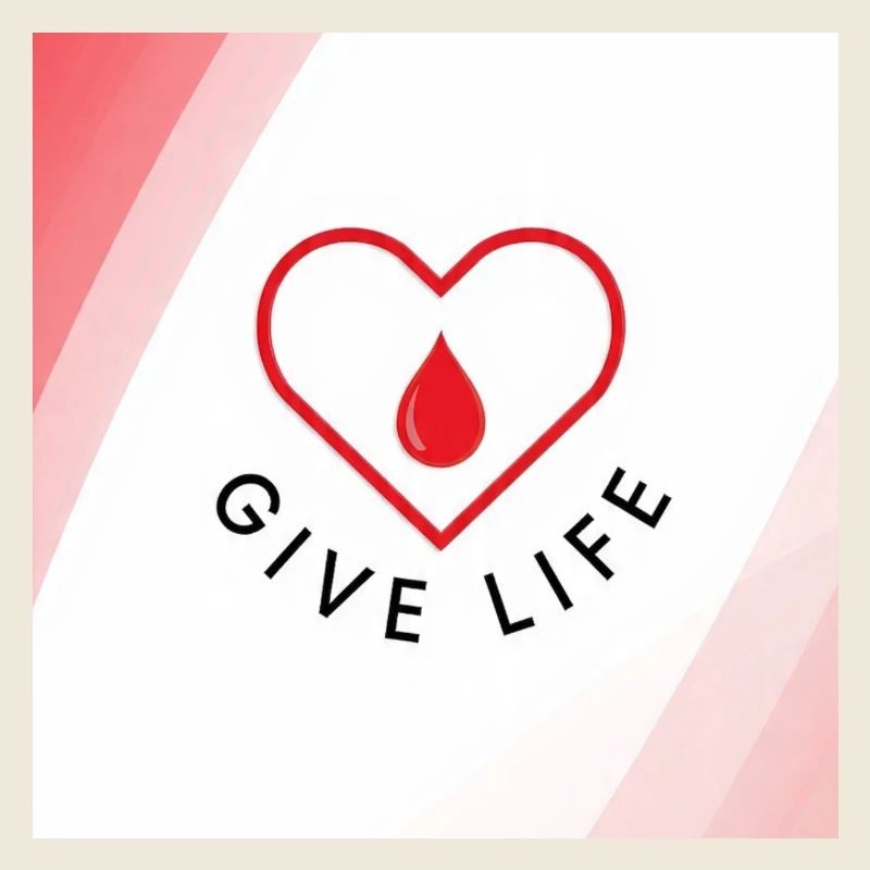 Schenken Sie Leben: Blutspenderherz