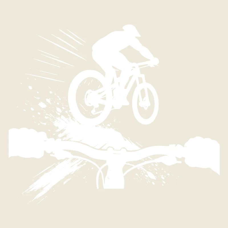 Perspective VTT en descente Perspective VTT Cadeau