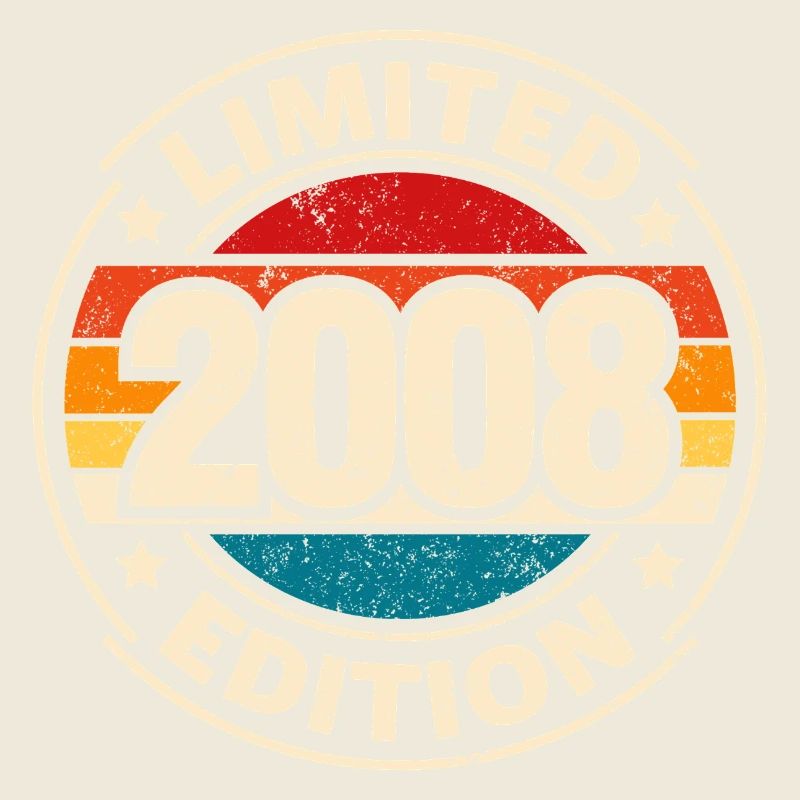 Vintage 2008 – 18. Geburtstag Meilenstein Design