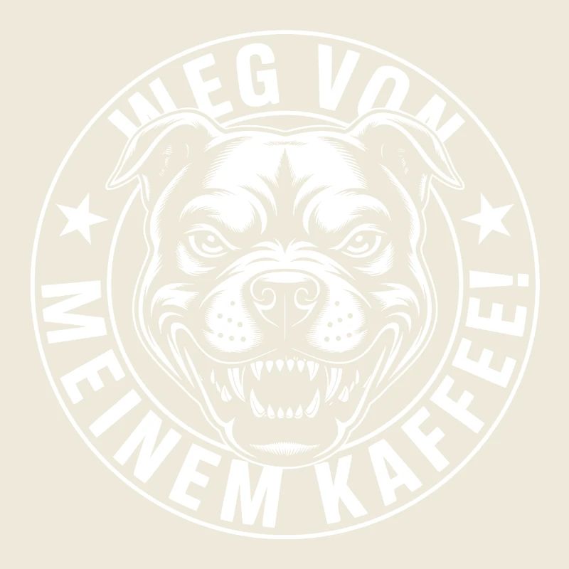 Funny Coffee Shirt with Angry Dog