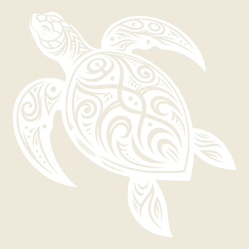 Tribal Turtle Mystical Nature and Geometry
