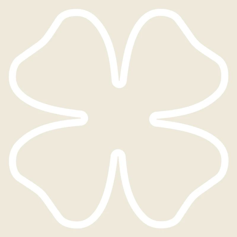 Lucky Charm Shamrock – Design minimaliste