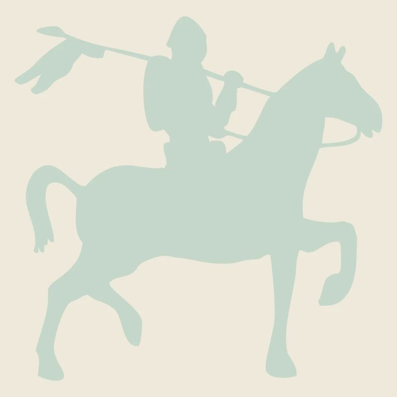 Chevalier guerrier à cheval