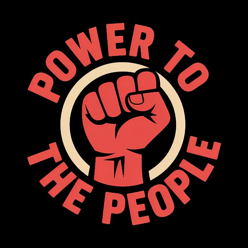 Le pouvoir au peuple - Socialist Antifa Tee