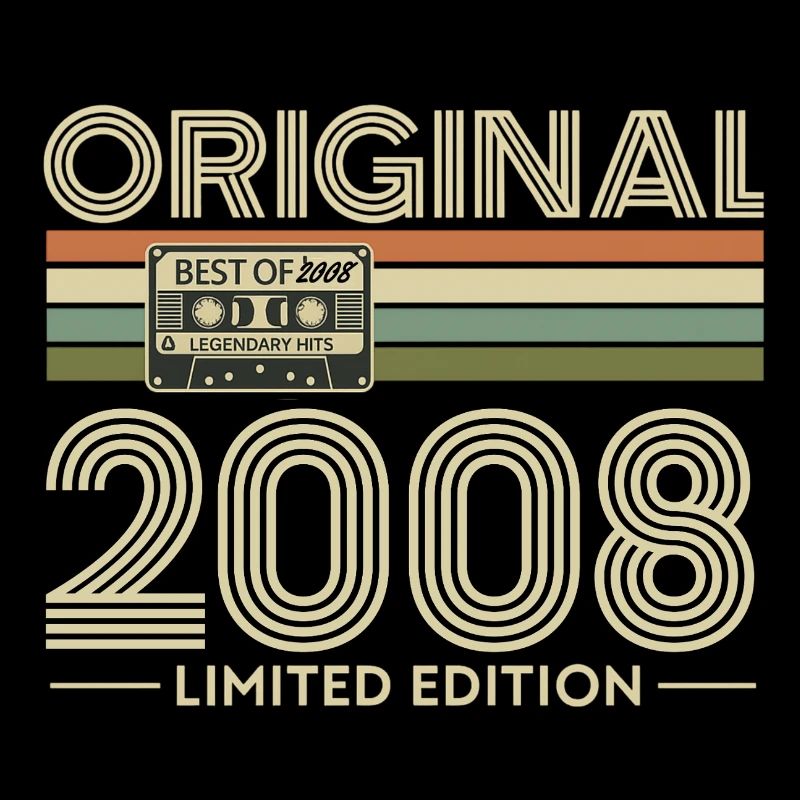Original 2008 Vibes Cassette rétro