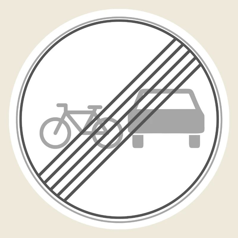 Overtaking by bike allowed again