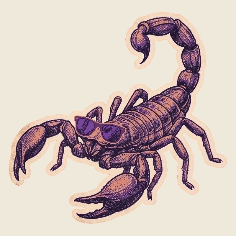 Cool Scorpio With Sunglasses