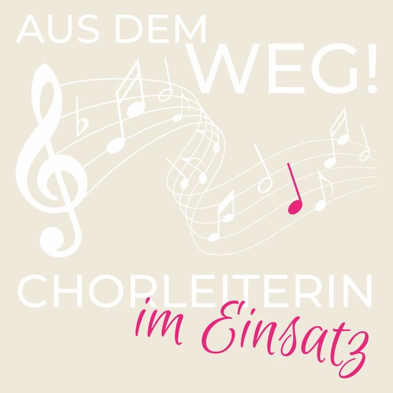 Chorleiterin im Einsatz