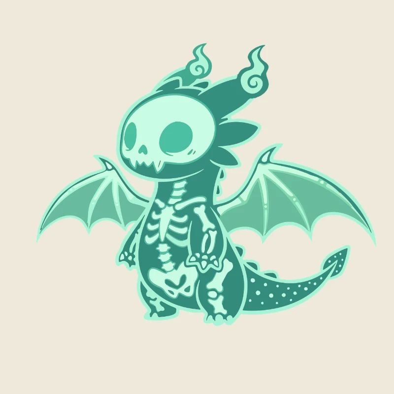Dragon Ghost Vector