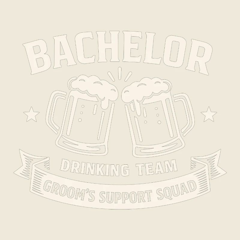 Bachelor Drinking Team - JGA Groom Support Squad