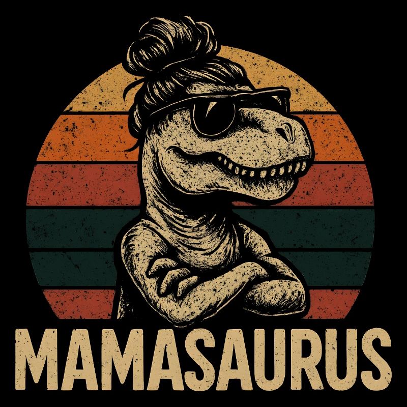 Mamasaurus Mama Mutter Geschenkidee Humor Lustig