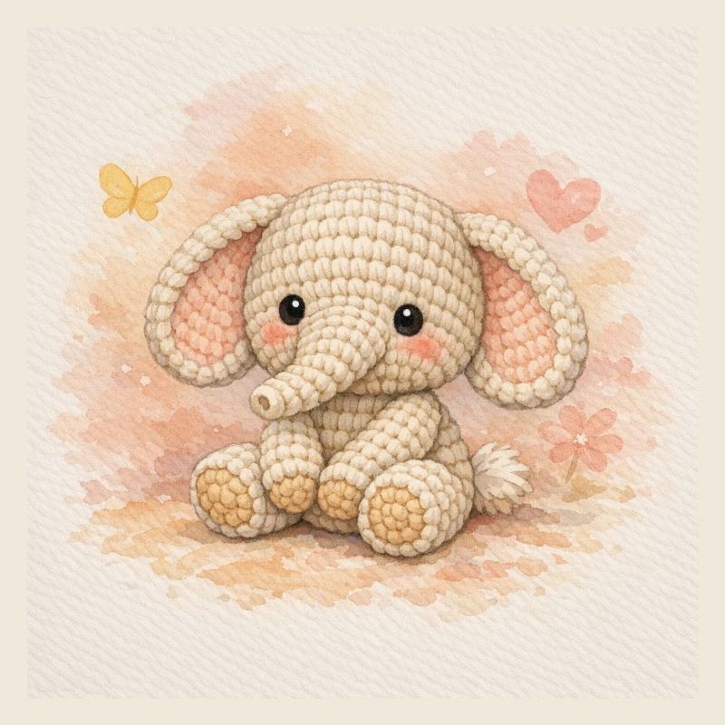 Yarn elephant