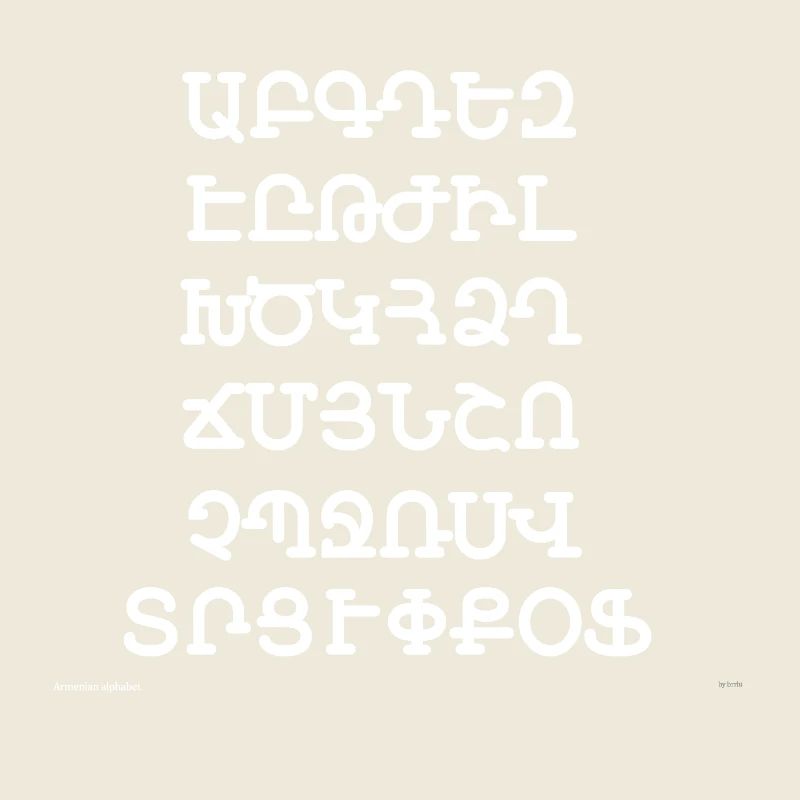 Armenisches Alphabet