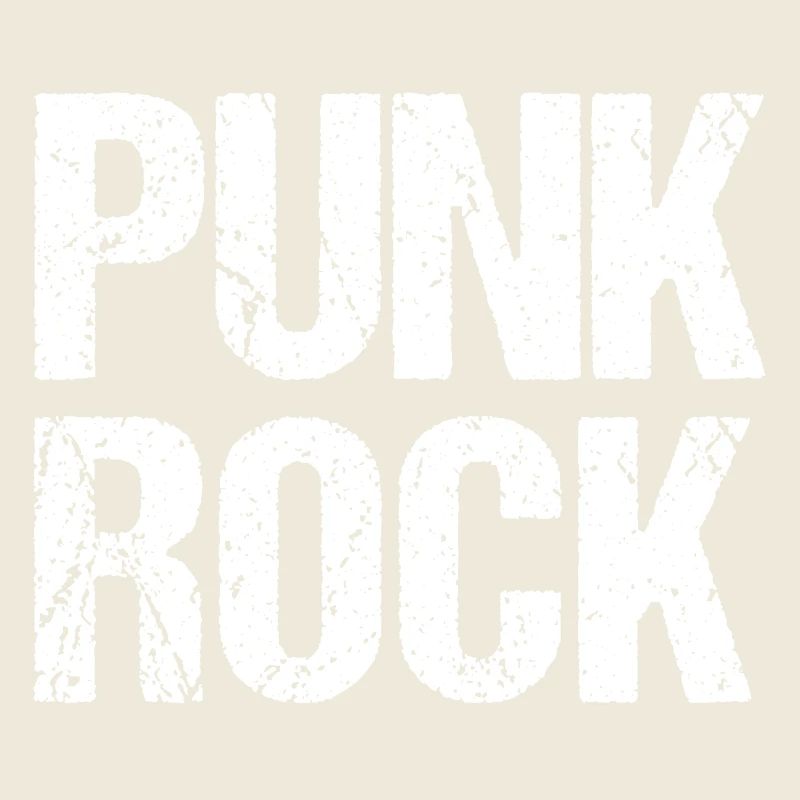 Punkrock Distressed Typografie