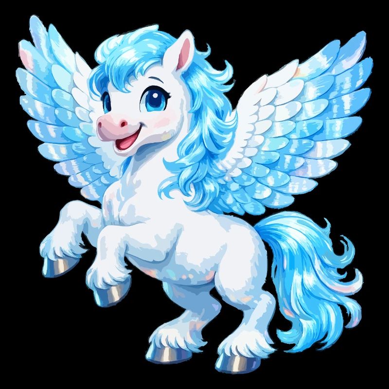 Cheval Pégase volant