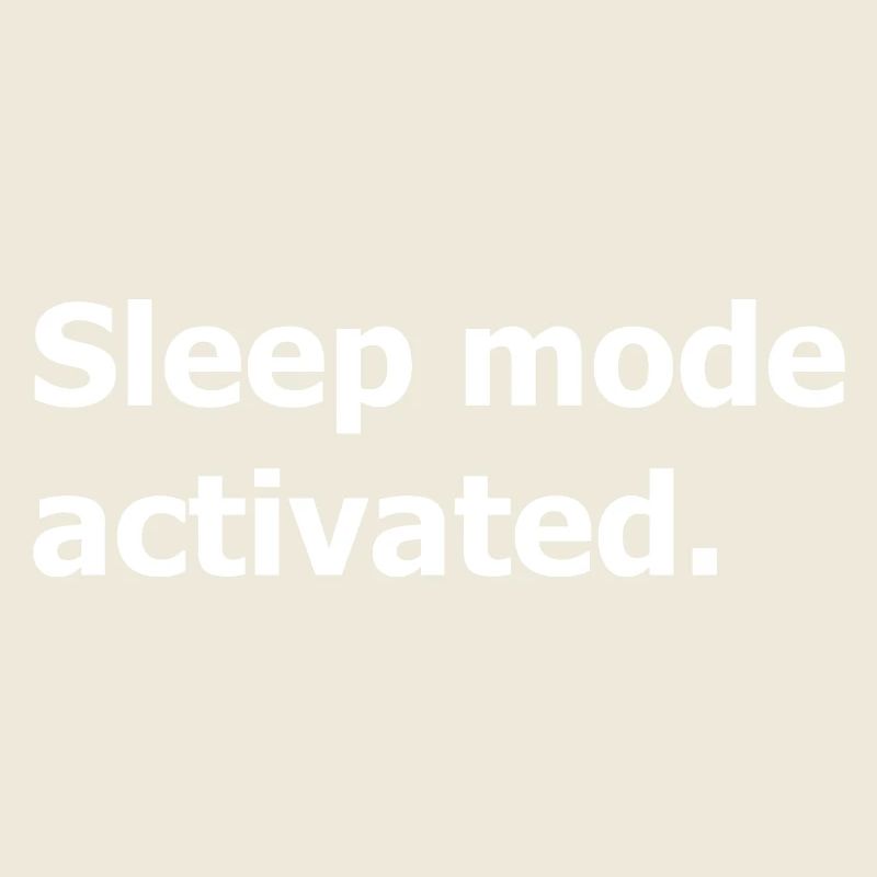 Sleep mode activated. Mode veille activé.