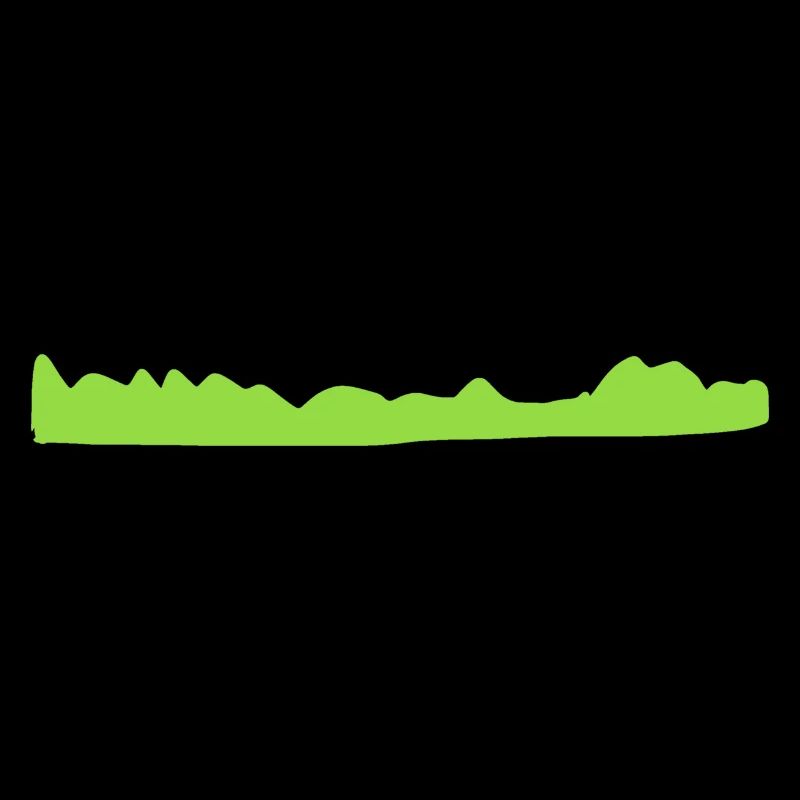 grass linie symbol form