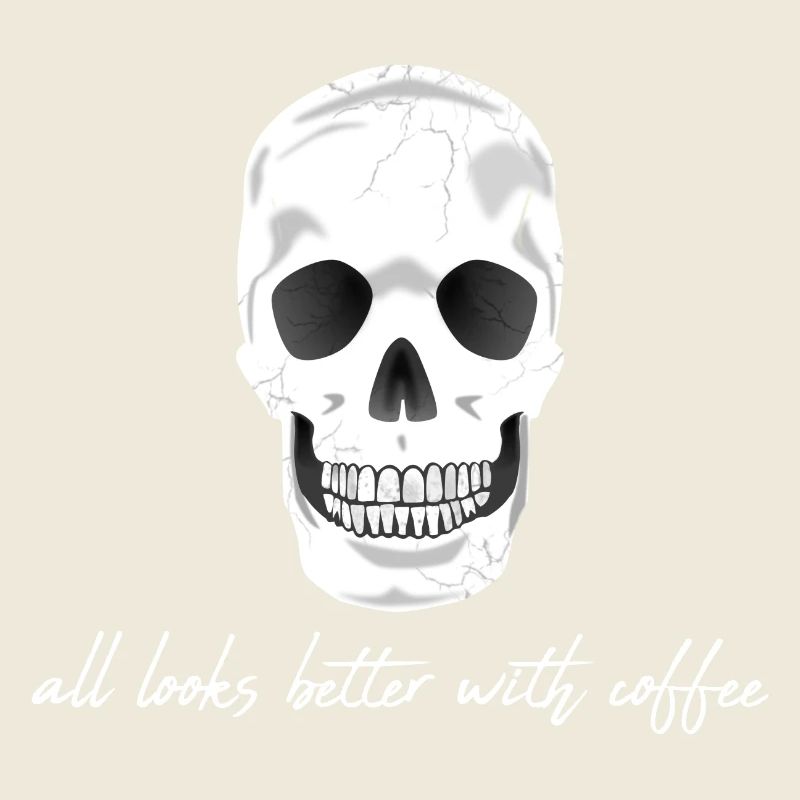 Caféine de café Crâne