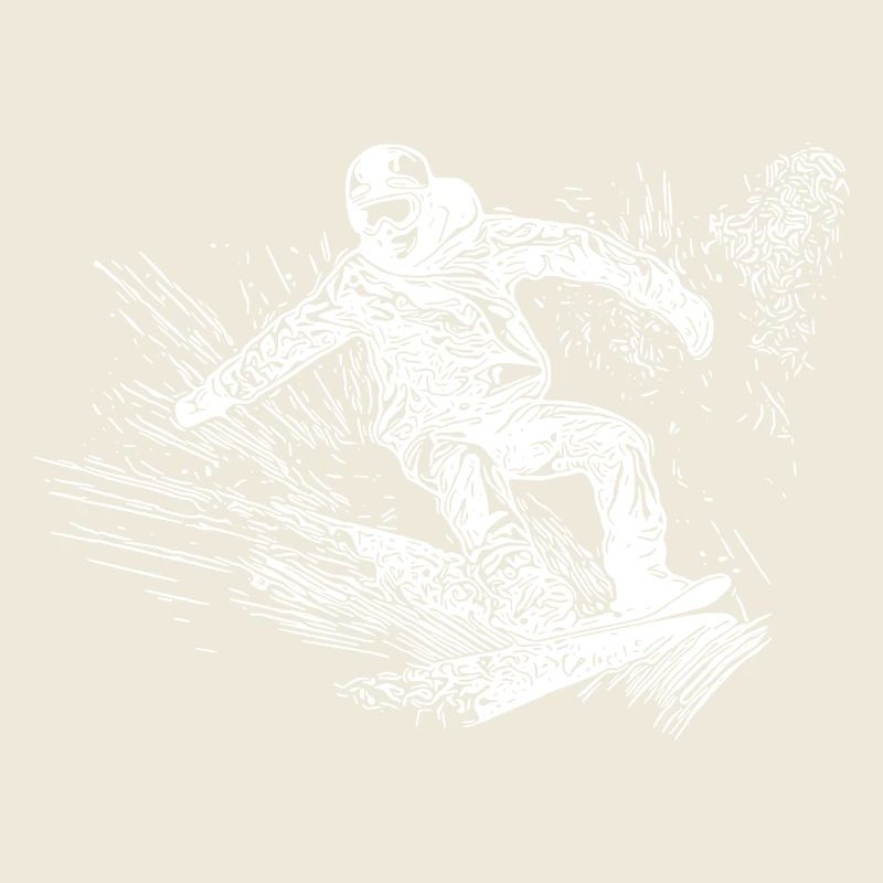 Snowboarding Ride Style Deep Snow Snowboard Move