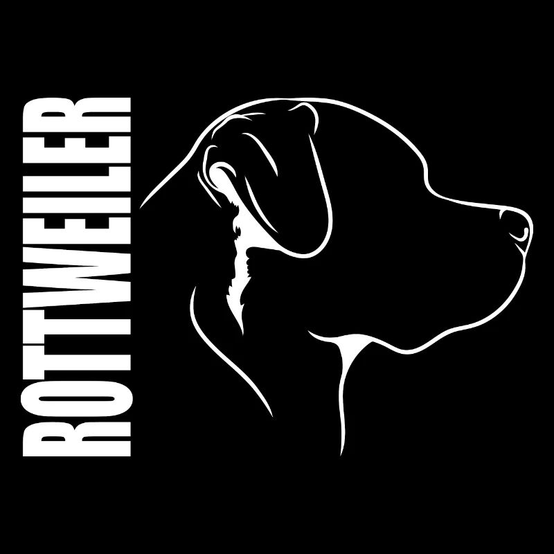 Rottweiler Profil Hunde Hund Wilsigns