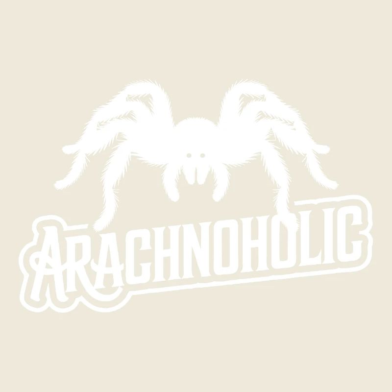 Arachnoholic große haarige Spinne Silhouette