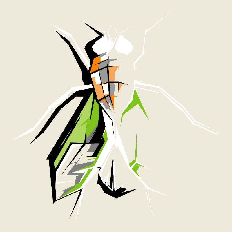 fliege insekten insects fly fliegen symbol vector