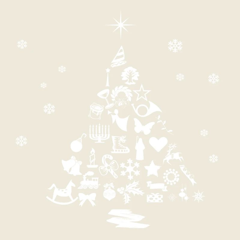 Festlicher Weihnachtsbaum mit Geschenken