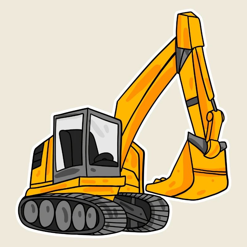 Löffelbagger Ausgräber Bagger