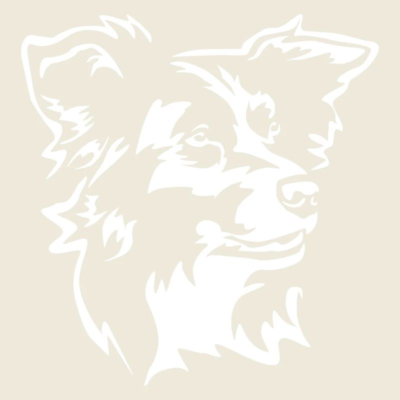 Border Collie Head "Black Edition"