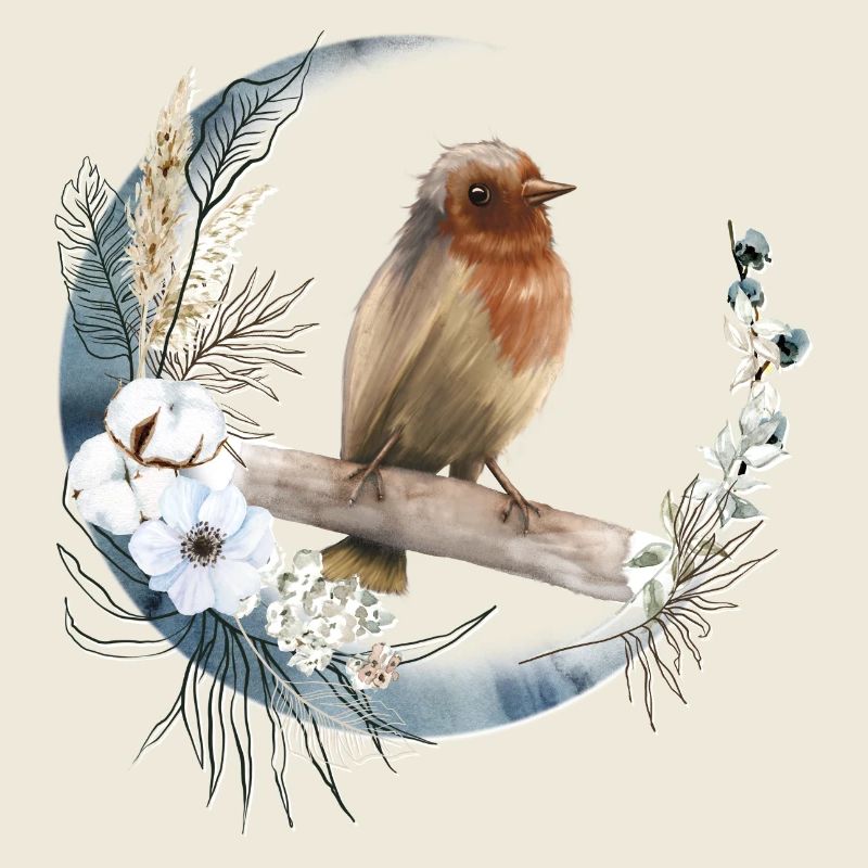 Rotkehlchen Vogelfreund Geschenk