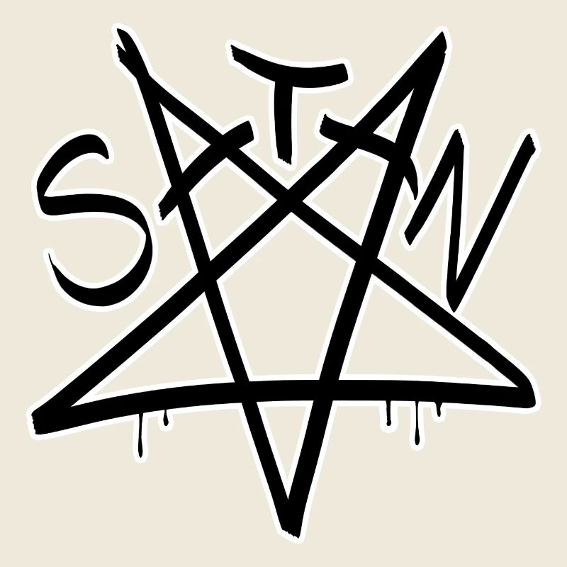 Étoile de Satan Pentagramme inversé