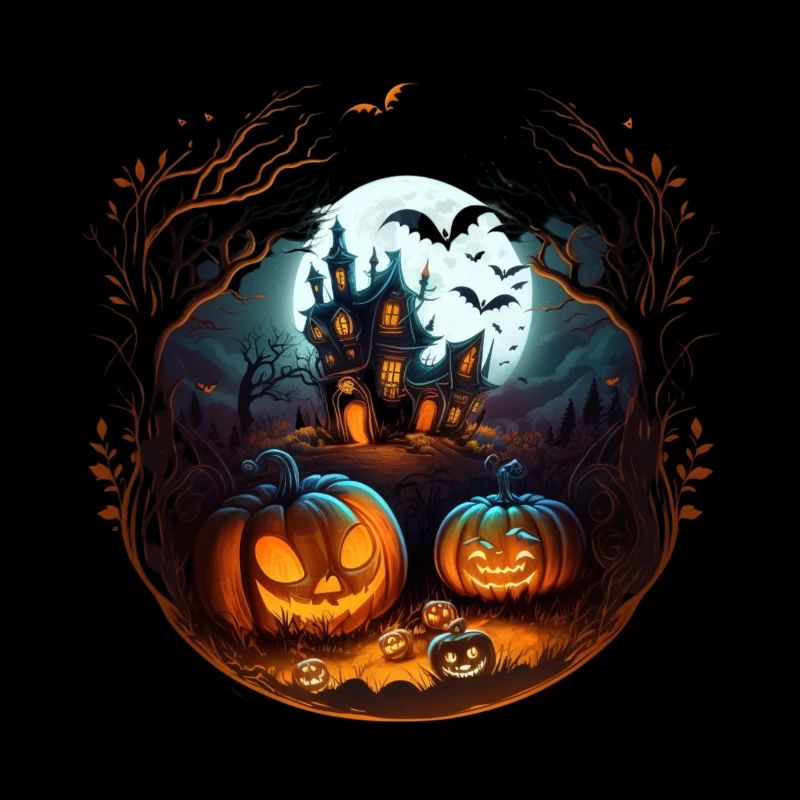 A design with a Halloween theme