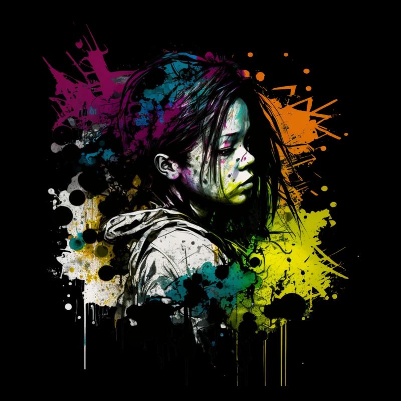 An image inspired by street art