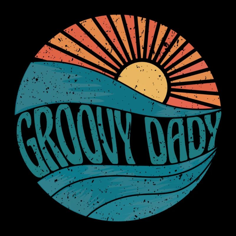 Vintage Retro Groovy Dady