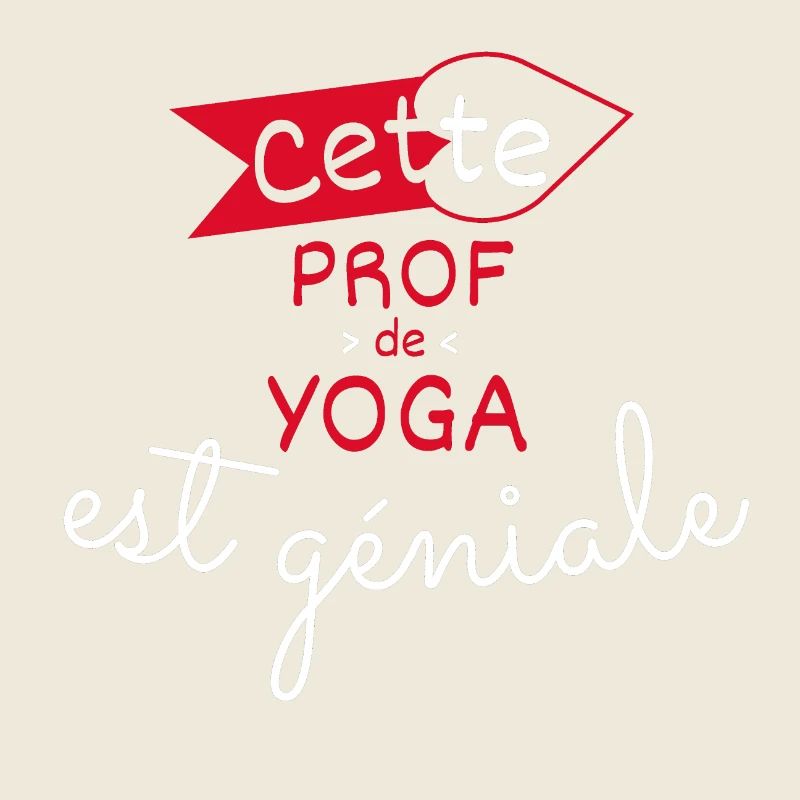 Prof de yoga Géniale cadeau
