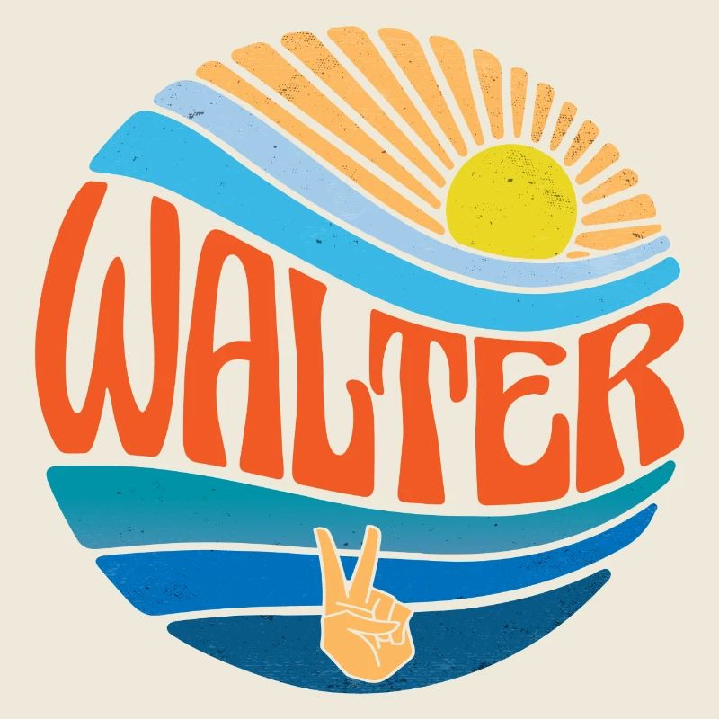 Walter Shirt Vintage Sunset Walter Groovy Tie Dye