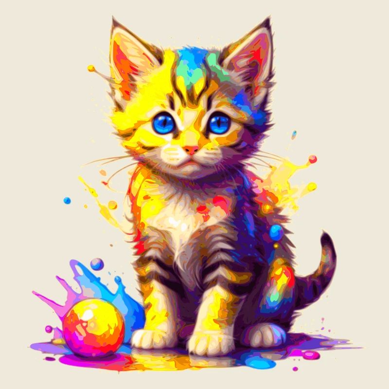 Colorful Kitty