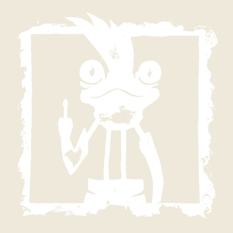 PUNKERFROSCH Design weiß