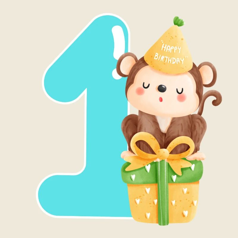 1. Geburtstag. Erster Geburtstag