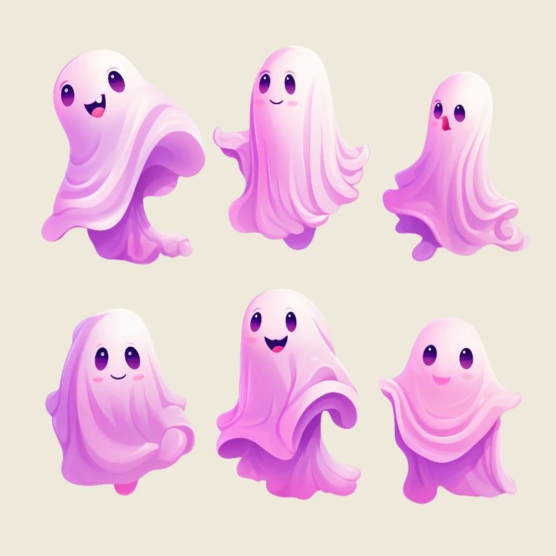 Cute Ghosts