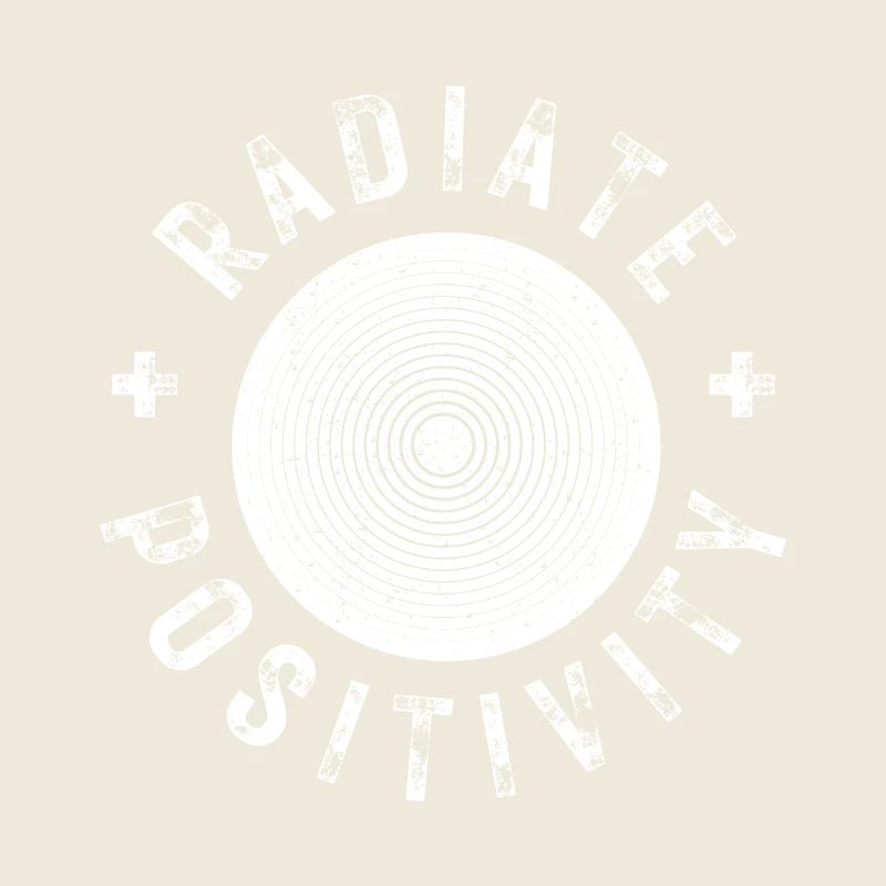 Exuding positivity modern distressed style