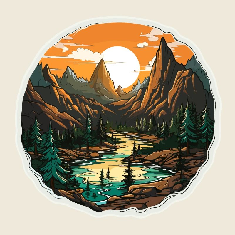 Paysage - Illustration