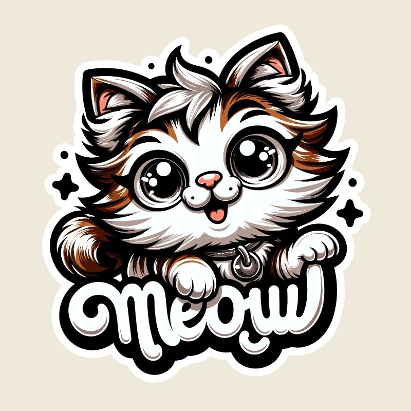 Miaou - Illustration de chat