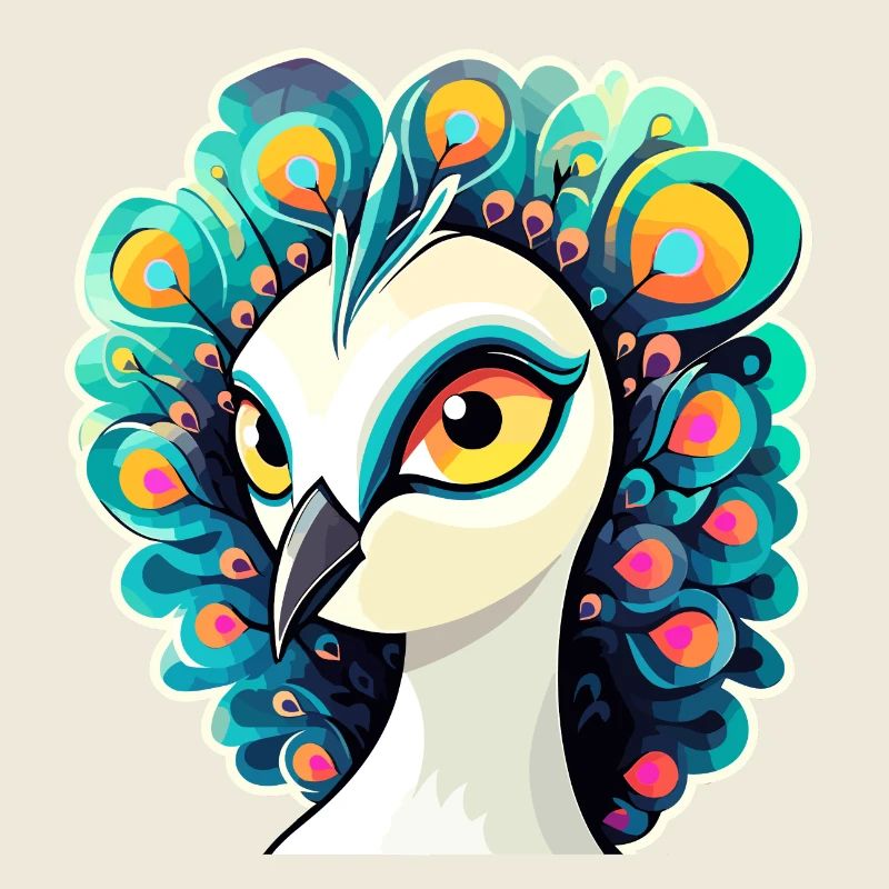 Peacock Bird Drawing